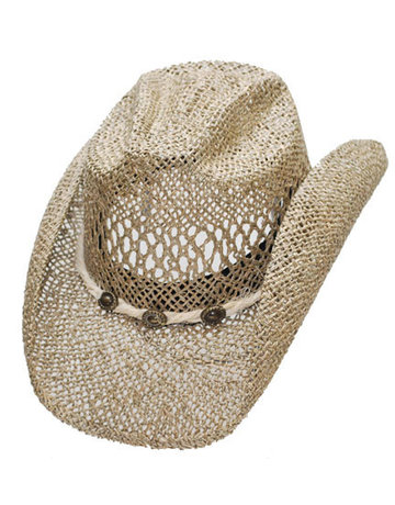 Justin Bent Rail 10X Morgan Straw Hat 