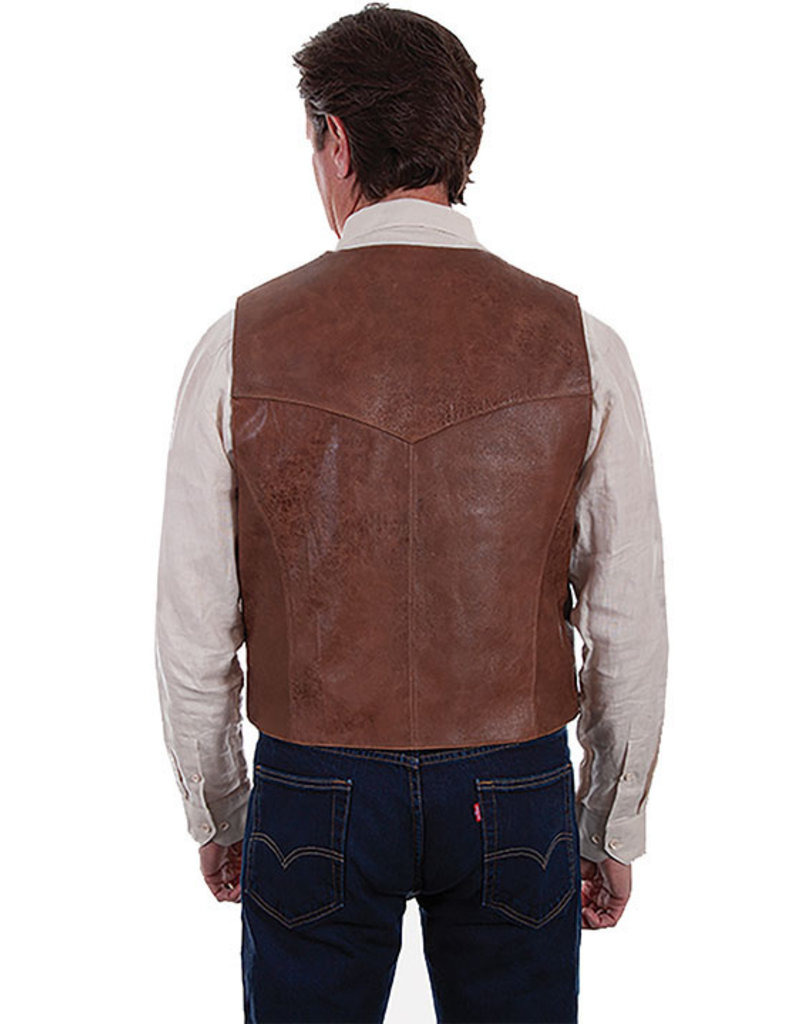 scully lamb leather vest