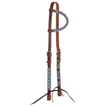 Circle Y Circle Y Infinity Wrap One Ear Headstall - Sky Diamond