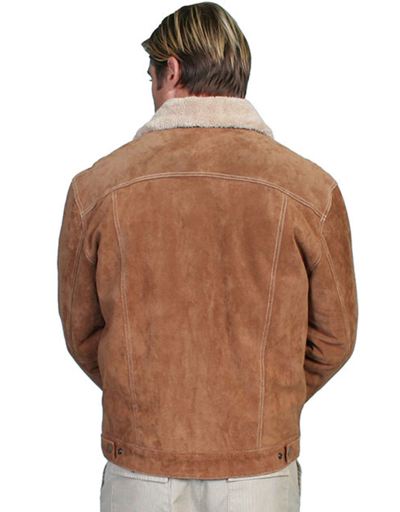 Men's Scully Cafe Brown Boar Suede 