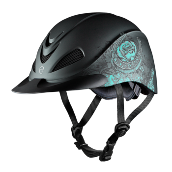 Troxel Helmet - Troxel Rebel Turquoise Rose