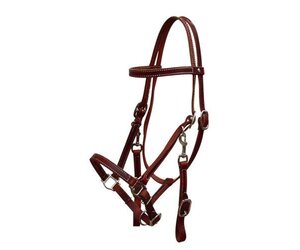 LEATHER Rope Combo Halter