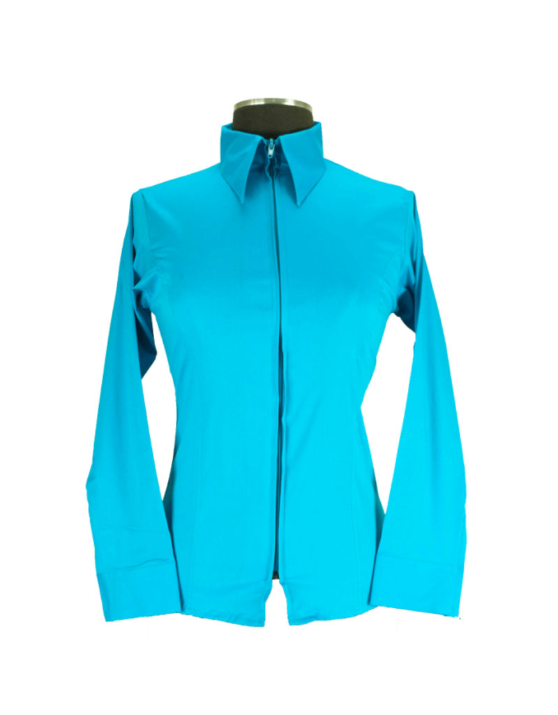 Royal Highness Children's Fitted Show Shirt - Turquoise