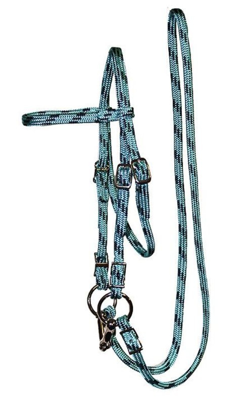 Triple E Soft Touch Flat Braid Mini Bridle/WBit & Reins 5/8"