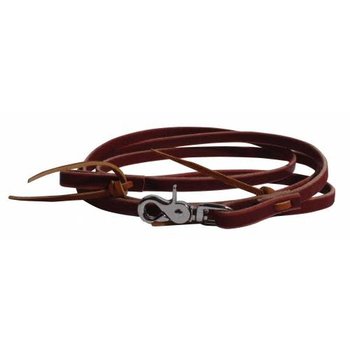 Professional's Choice 1/2" Leather Roping Rein w/ Waterloops