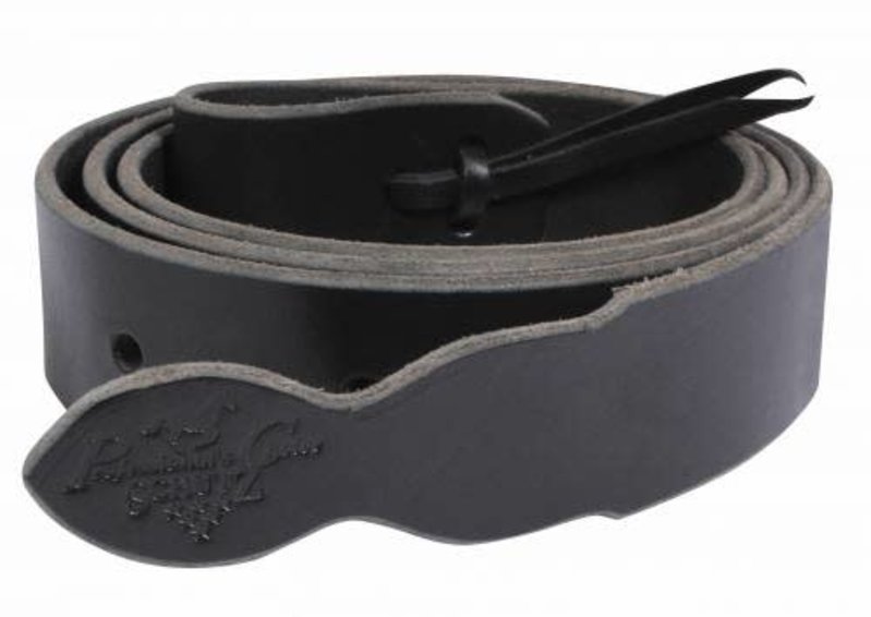 Pro Choice Leather Cinch Tie Strap, Black