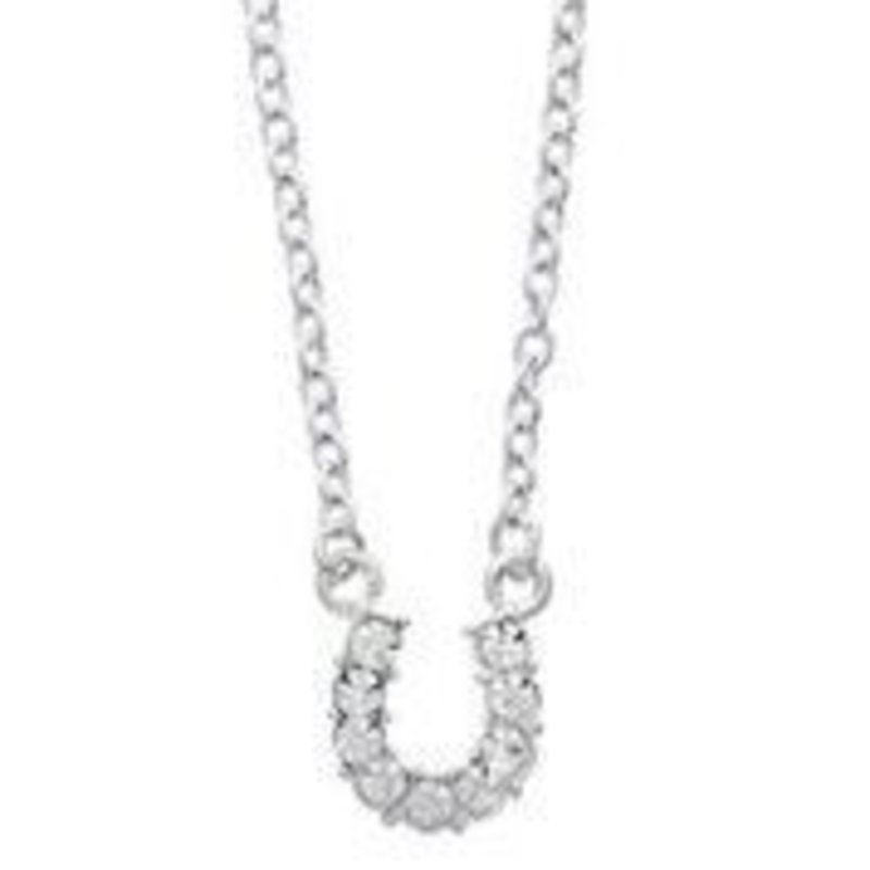 AWST Necklace - Rhinestone Horseshoe