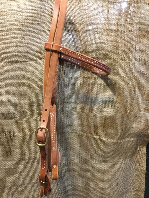 Circle L Circle L Harness Leather Quick Change Headstall -  Horse Size