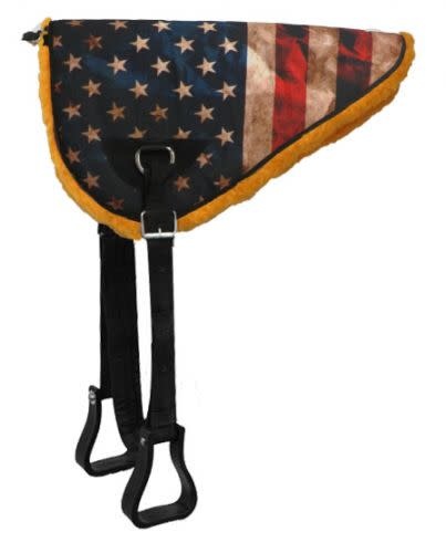 Showman Bareback Pad - American Flag Design