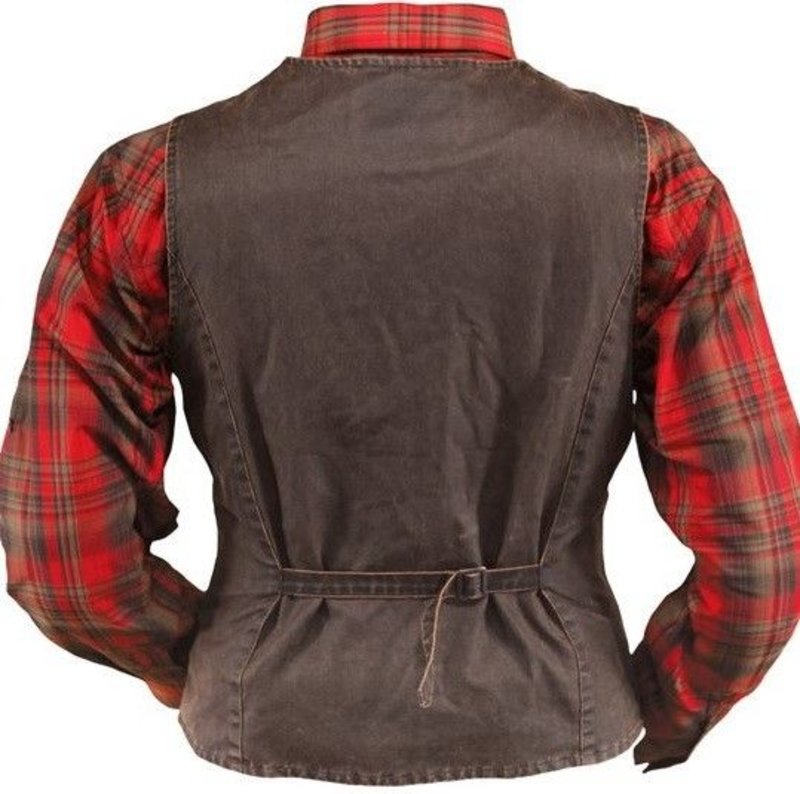 Outback Men's Outback Arkansas Vest, Cotton, Snap Front, Hidden Breast Inside Pocket
