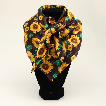 Scarf - Silk Sunflower