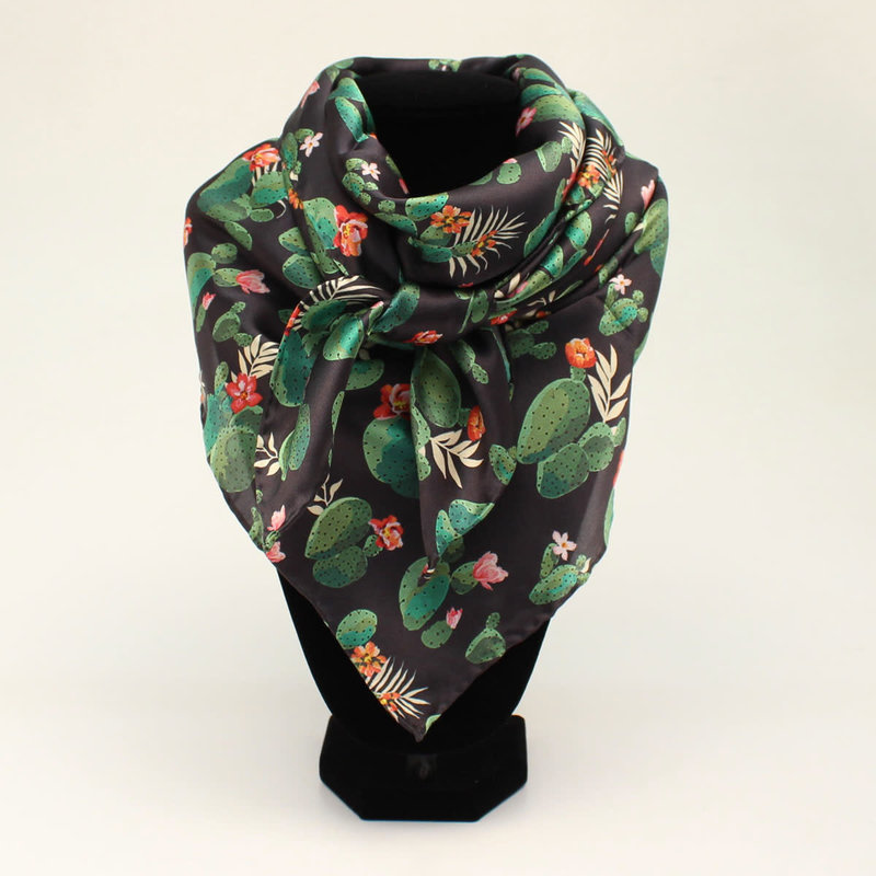 Scarf - Silk Cactus