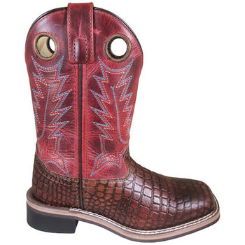 Smoky Mt Youth Smoky Reptile Print Western Boots