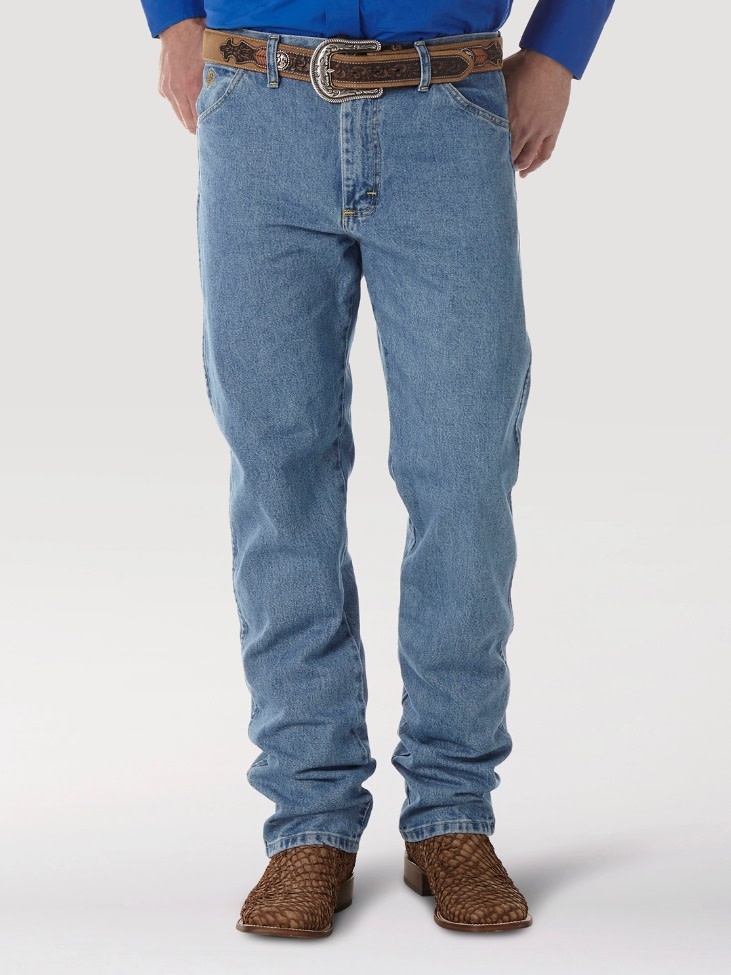 Men's Wrangler George Strait Cowboy Cut Original Fit Jeans - Stone Wash -  Gass Horse Supply & Western Wear