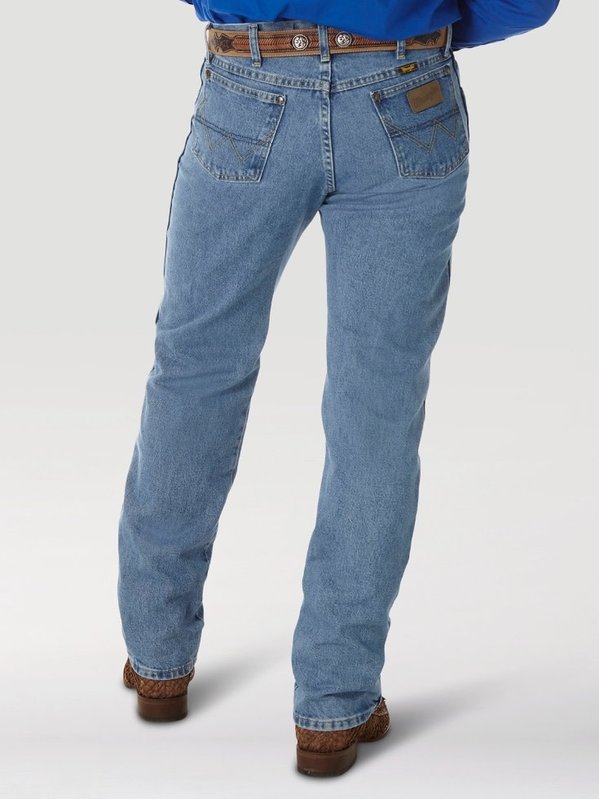 Wrangler mens original fit Cowboy cut Jeans - stonewashed 