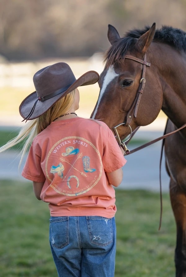 PINK Cowboy Athletic Jerseys for Women