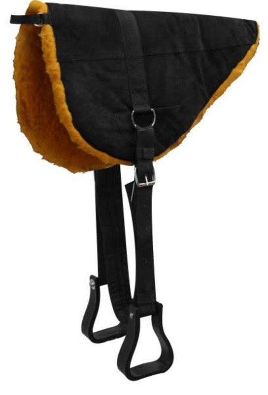 Showman Suede Horse Size Bareback Pad w/ Stirrups