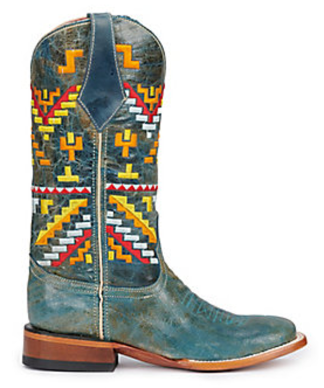Ferrini Women's Ferrini Aztec Teal Western Boots