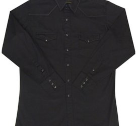 White Horse Mens Canvas Western Shirt 
