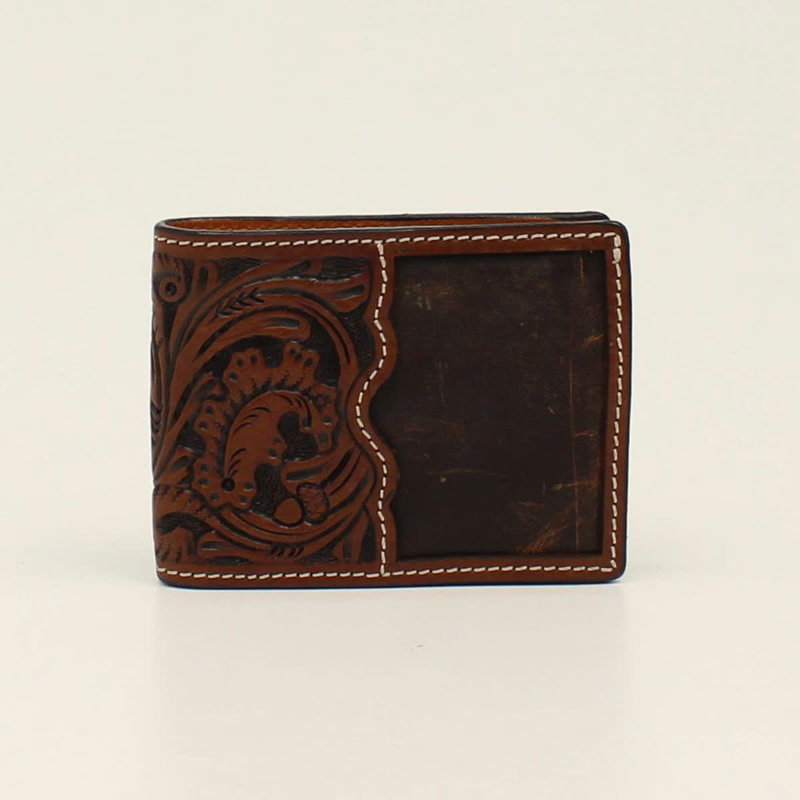 Wallet - Bi Fold Floral Acorn Tooled