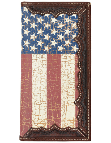 Wallet - Distressed American Flag Rodeo Wallet