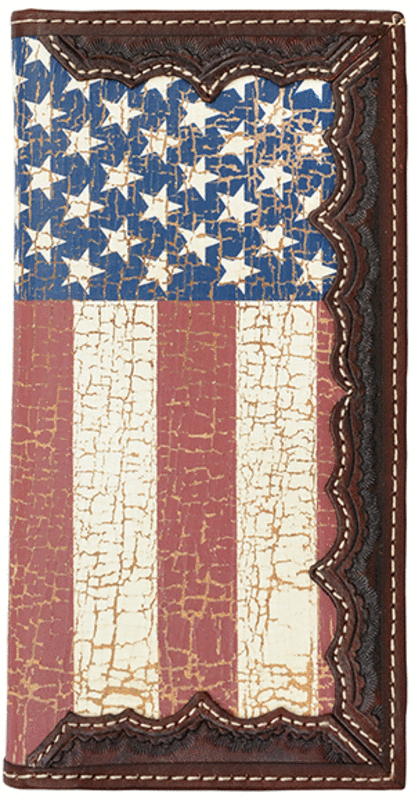 Wallet - Distressed American Flag Rodeo Wallet