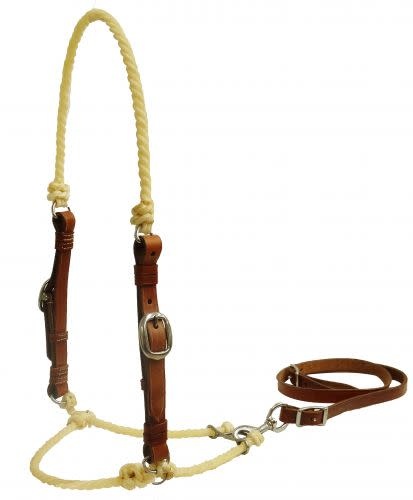 Showman Rope Noseband With Tie Down Gass Horse Supply Western Wear