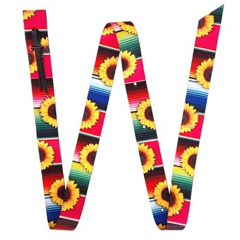 Showman Showman Nylon Tie Strap Serape and Sunflower Print