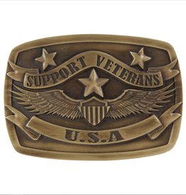Belt Buckle - "Support Veterans USA"