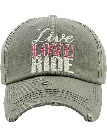 AWST Ball Cap - "Live, Love, Ride"