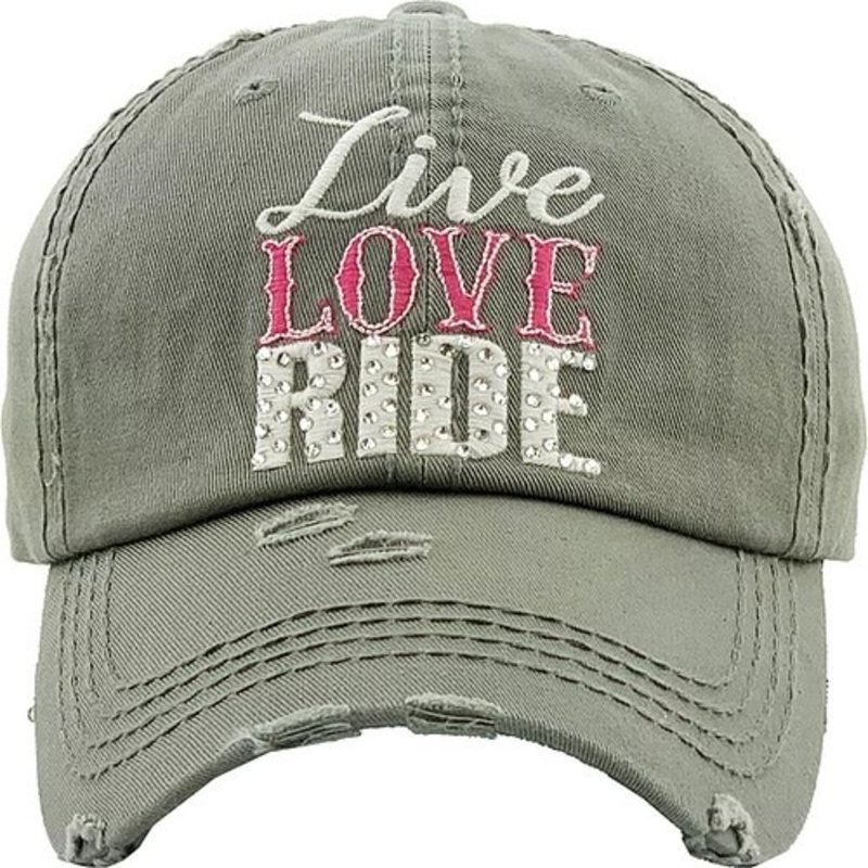 AWST Ball Cap - "Live, Love, Ride"