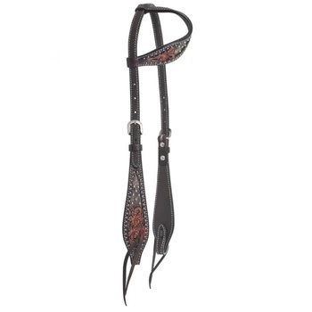 Circle Y One-Ear Headstall - Circle Y Dark Flash Arizona Flower