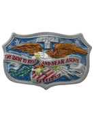 Belt Buckle - "Right to Keep and Bear Arms"