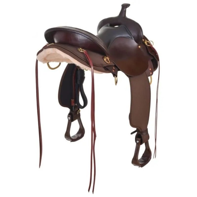 Circle Y 15" Reg Bar Circle Y High Horse - Eldorado Cordura Trail Saddle - Tobac