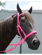 Dr. Cook Dr. Cook Bitless Bridle Nylon, Pink - Small