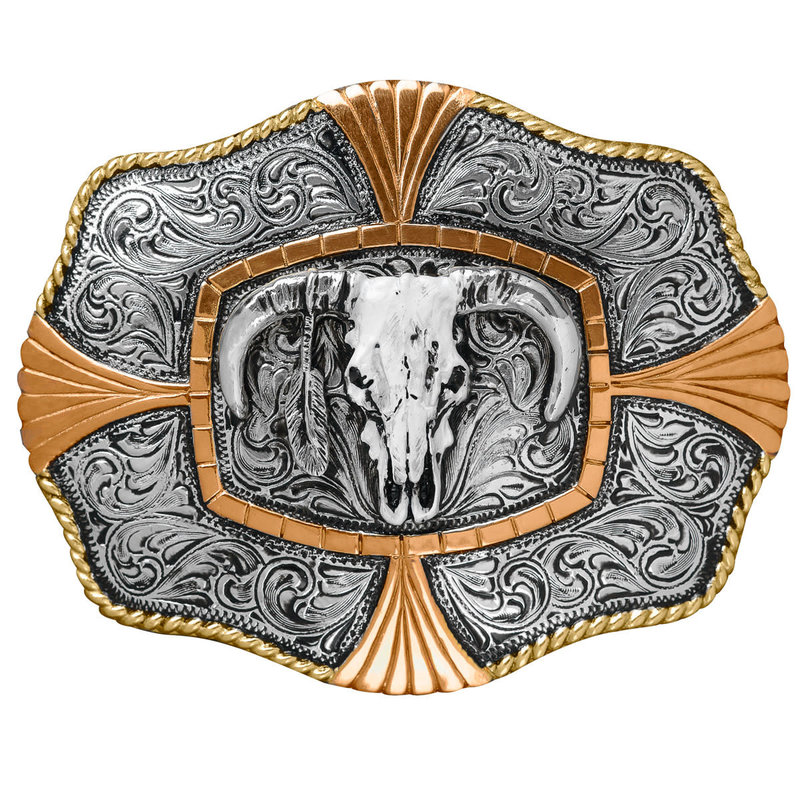 Belt Buckle - Crumrine Steer Skull