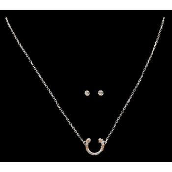 Set- Necklace/Earrings Horseshoe