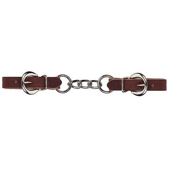 Weaver Latigo Leather 3-1/2" Single Link Chain Curb Strap