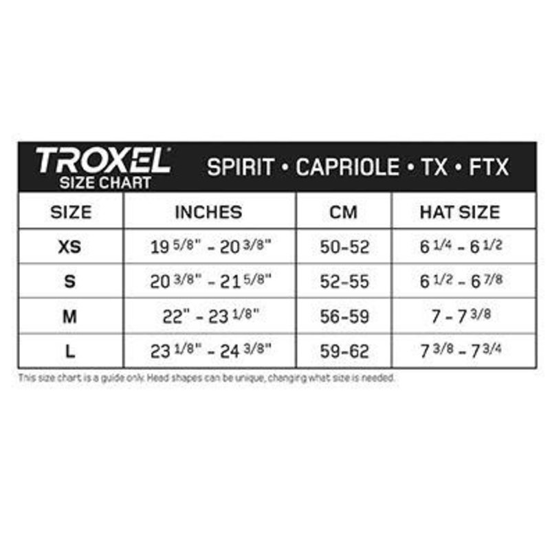 Troxel Helmet - Troxel Spirit Low Profile - Black