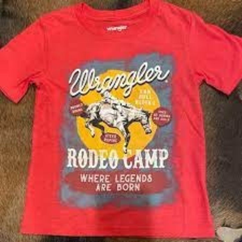 Wrangler Youth Wrangler Red Heather Graphic T-Shirt