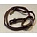 Circle L Leather Rolled Game Rein Medium Oil - 6.5'