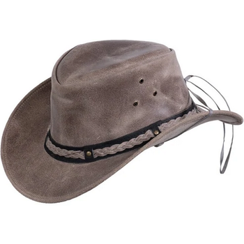 Outback Outback Wagga Wagga Leather Hat