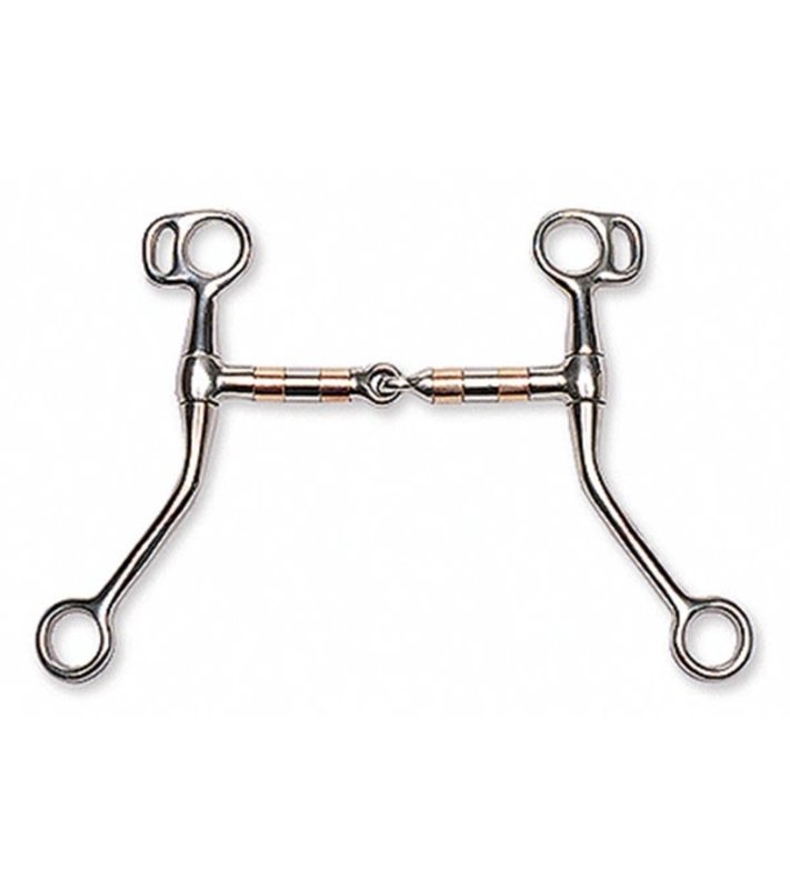 Copper Rollermouth Snaffle Bit - 5"