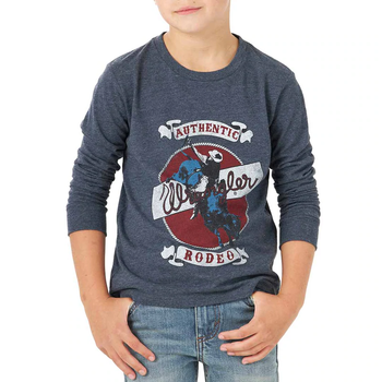 Wrangler Youth Wrangler Navy Graphic T-Shirt