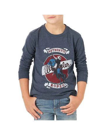 Wrangler Youth Wrangler Navy Graphic T-Shirt