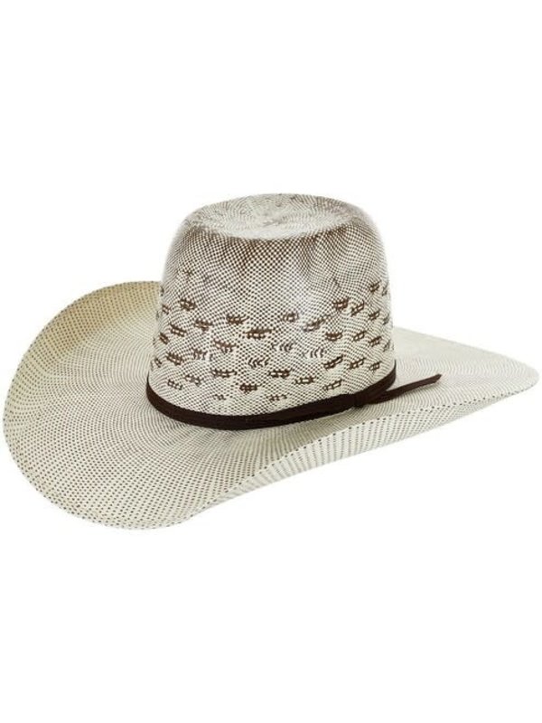 Resistol Resistol Everett Straw Hat, Natural/Black