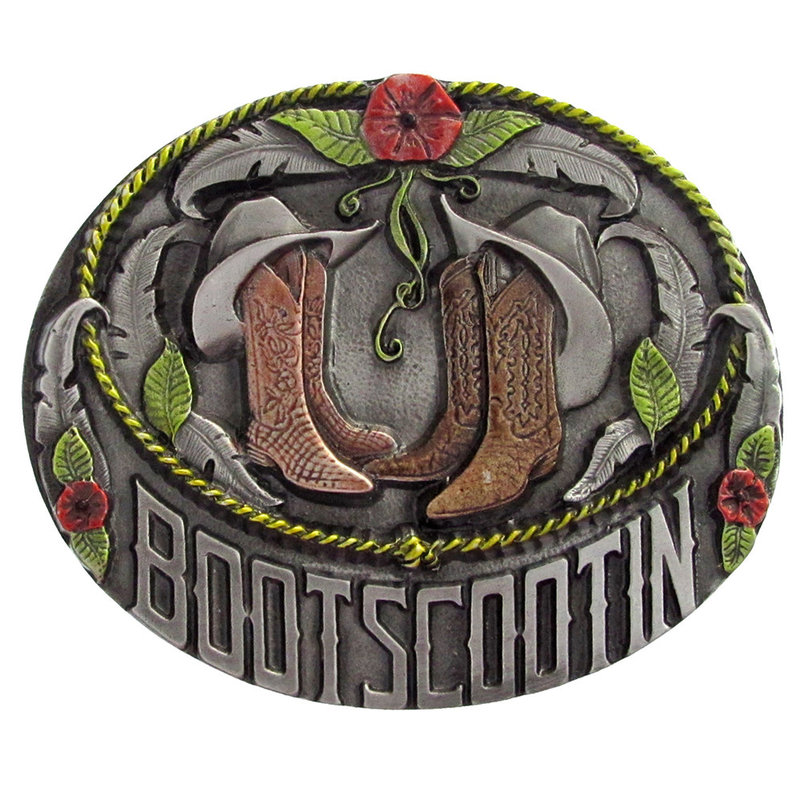 Belt Buckle - "Bootscootin"