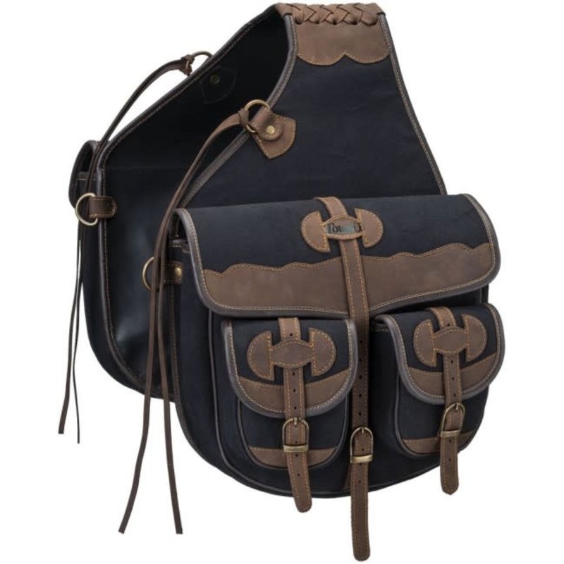 Tough-1 Canvas Trail Bag with Leather Accents