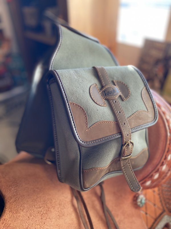 Leather Horn Bag