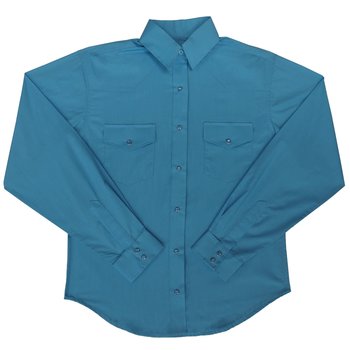 White Horse Women's White Horse Western Blouse - Turquoise